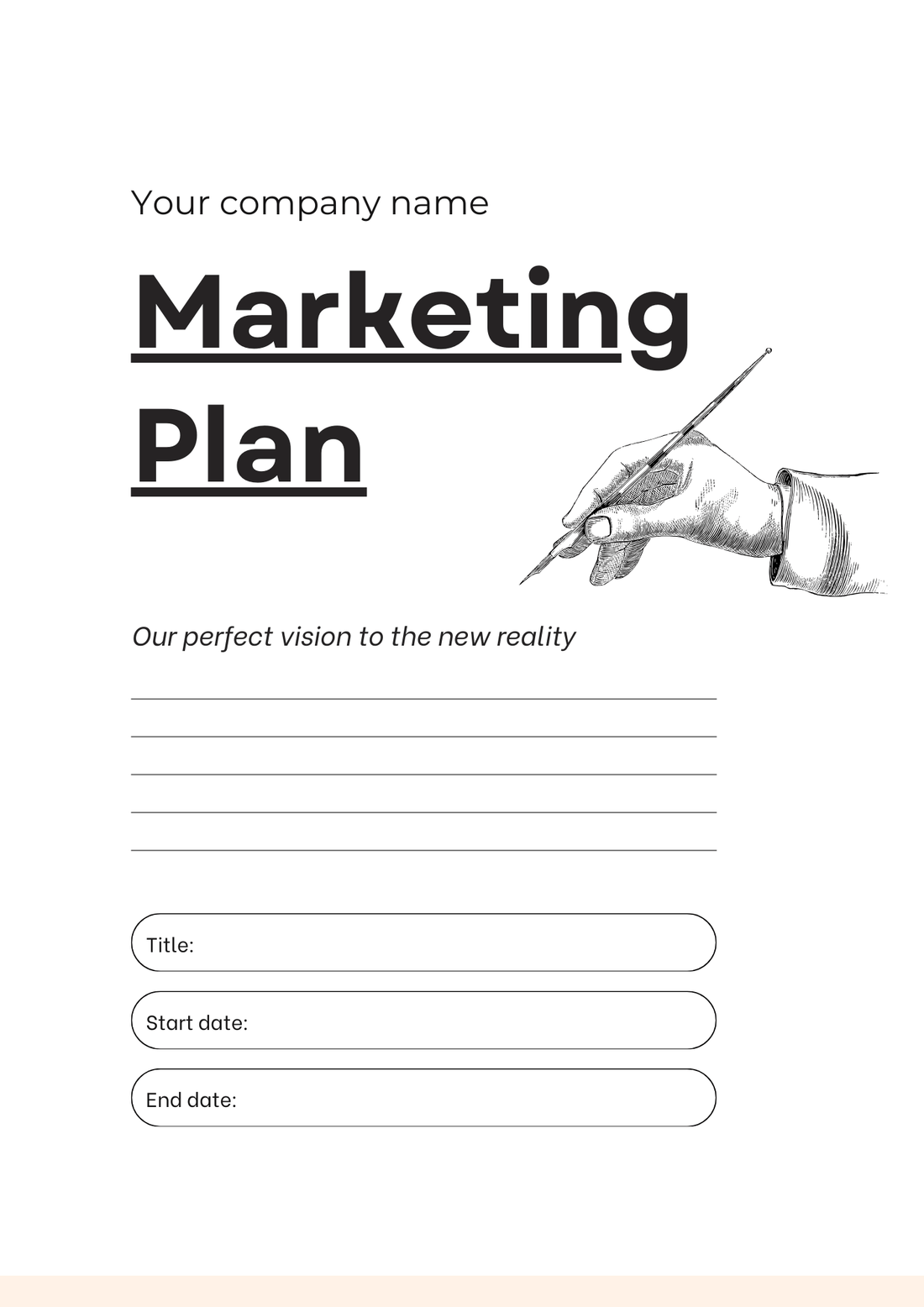 Strategic marketing plan example | Ready to download