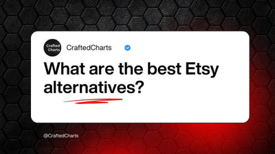 What are the best Etsy alternatives text on the white and black background