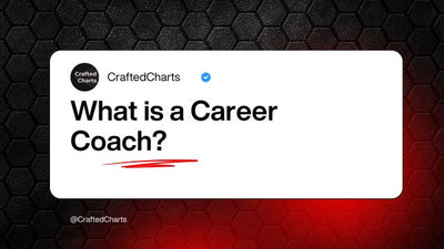What is a career coach text on a white background