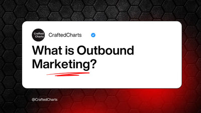 "What is Outbound Marketing" text on a red and black background