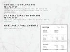Pay stub template with text instructions on a marble background