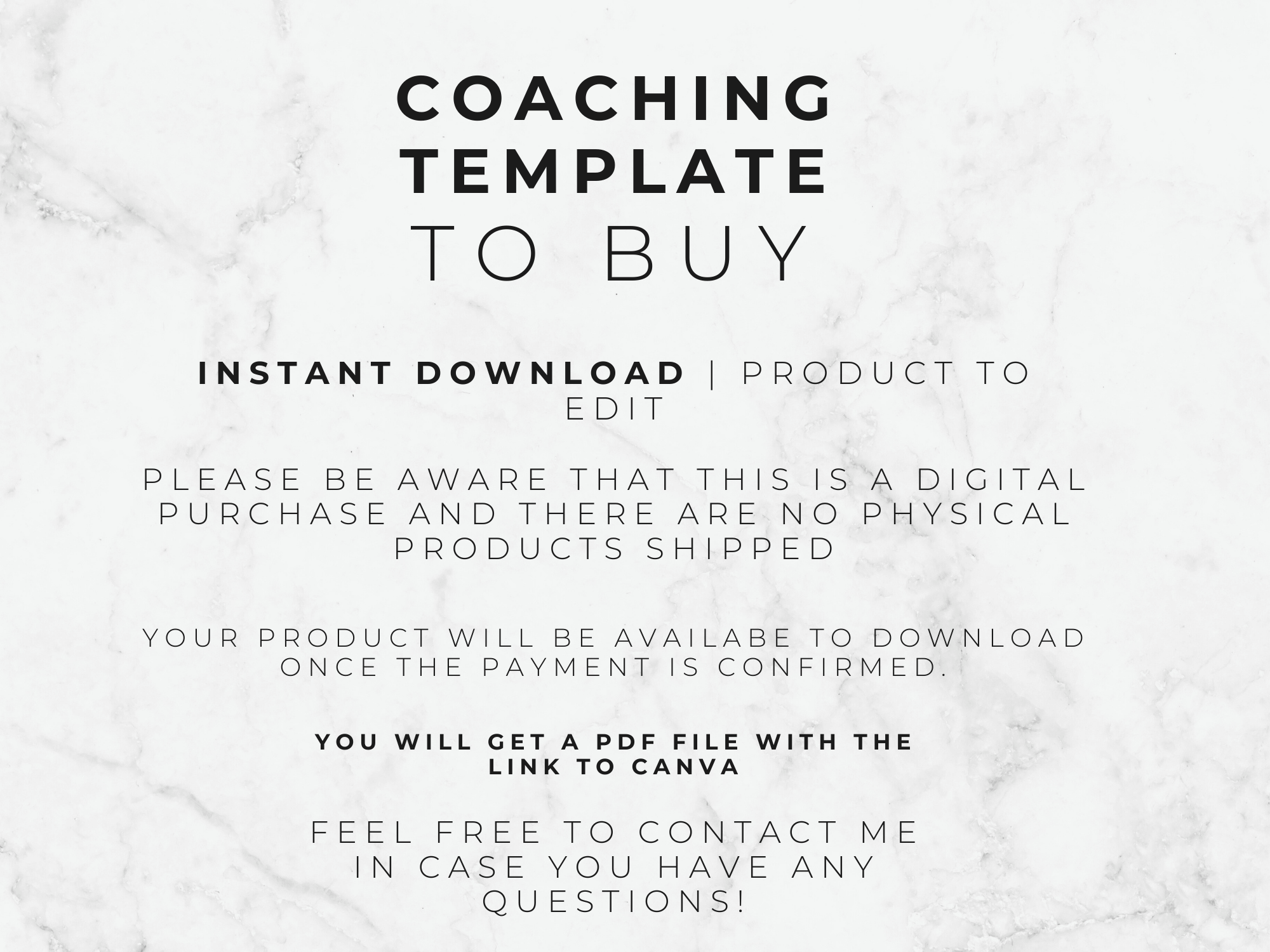 Coaching business plan Template