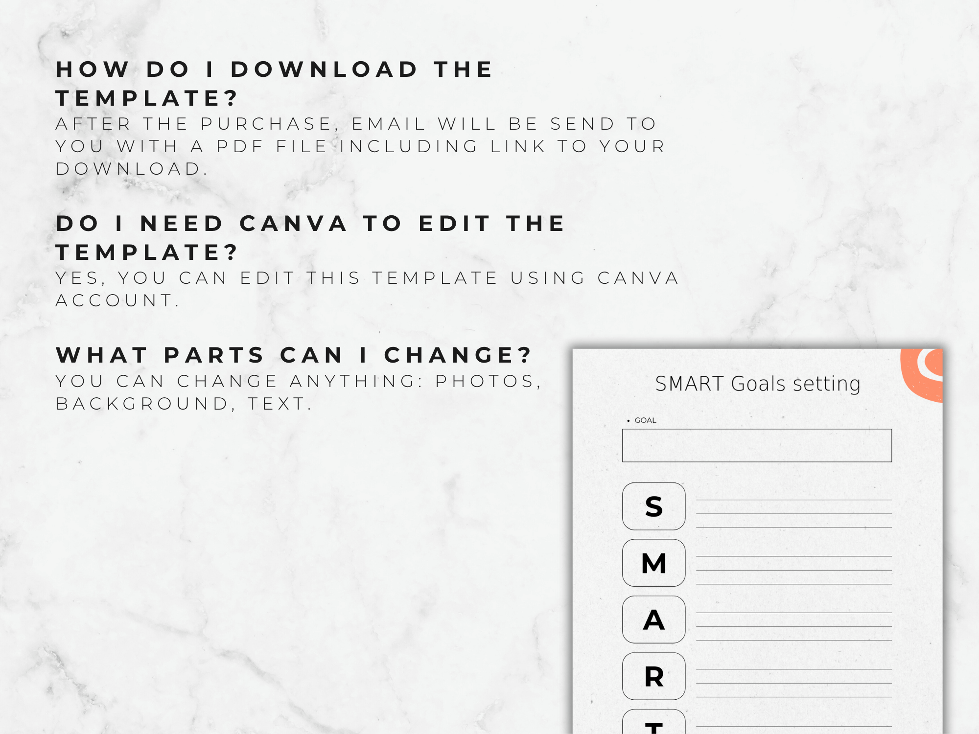 SMART Goals Worksheet Template