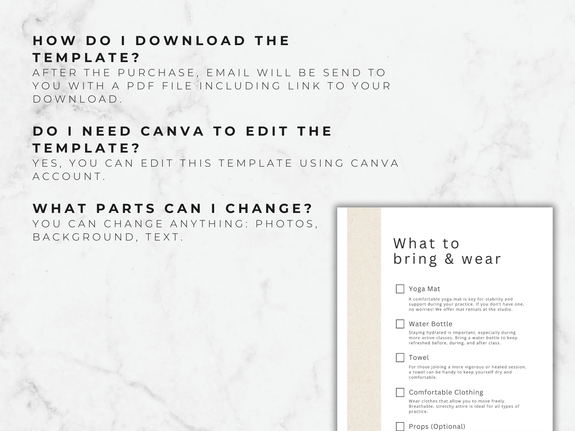 Yoga Studio Business Plan Template