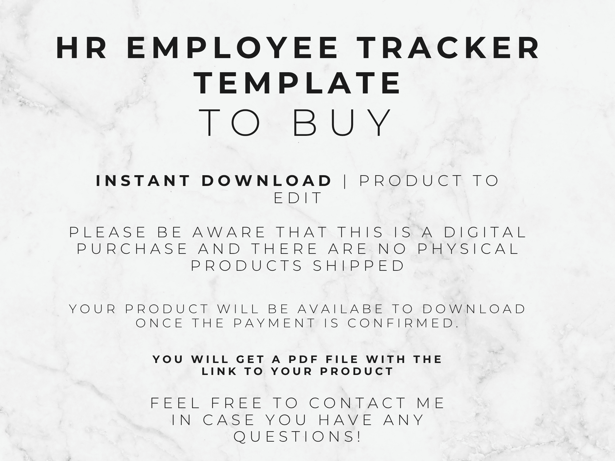 HR Employee Dashboard Template