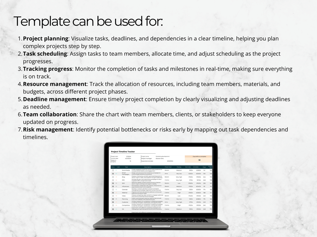 Multi-Project Management Template