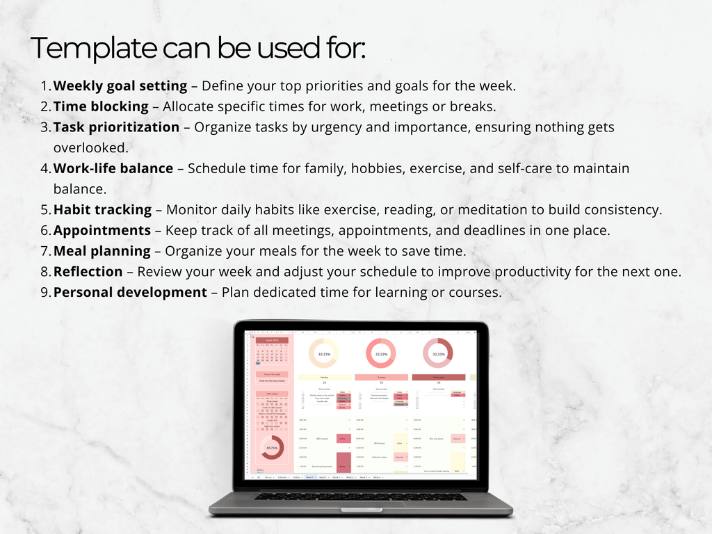Task Tracker Template for Google Sheets