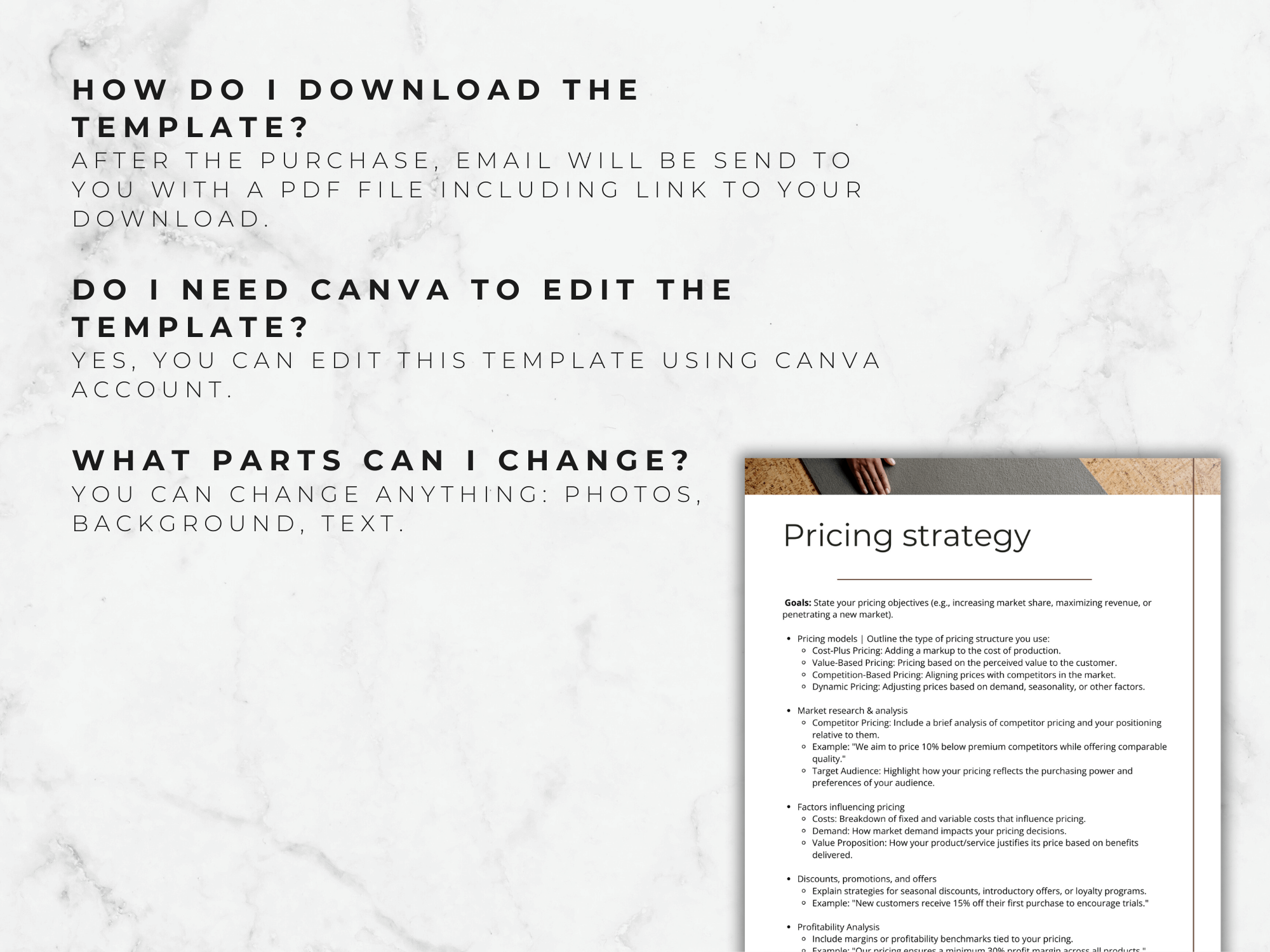 Coaching business plan Template