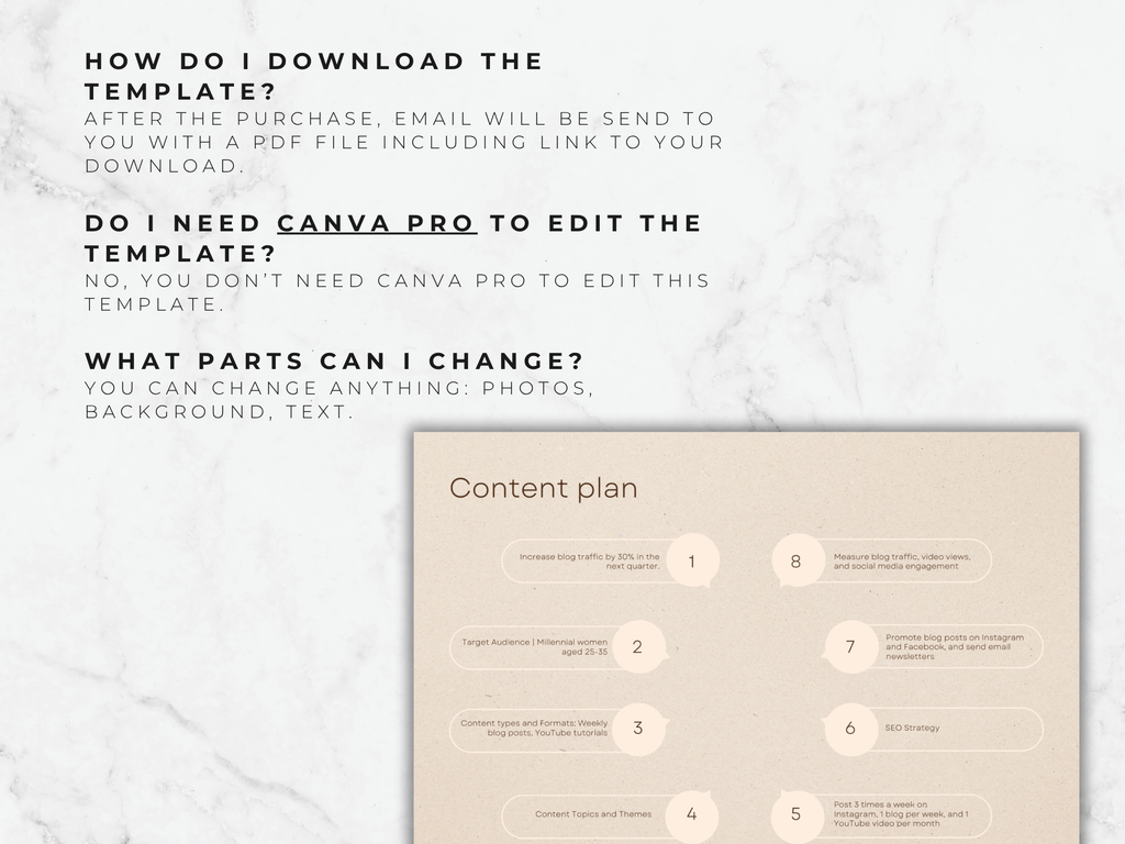 Pricing guide & Services Portfolio Template