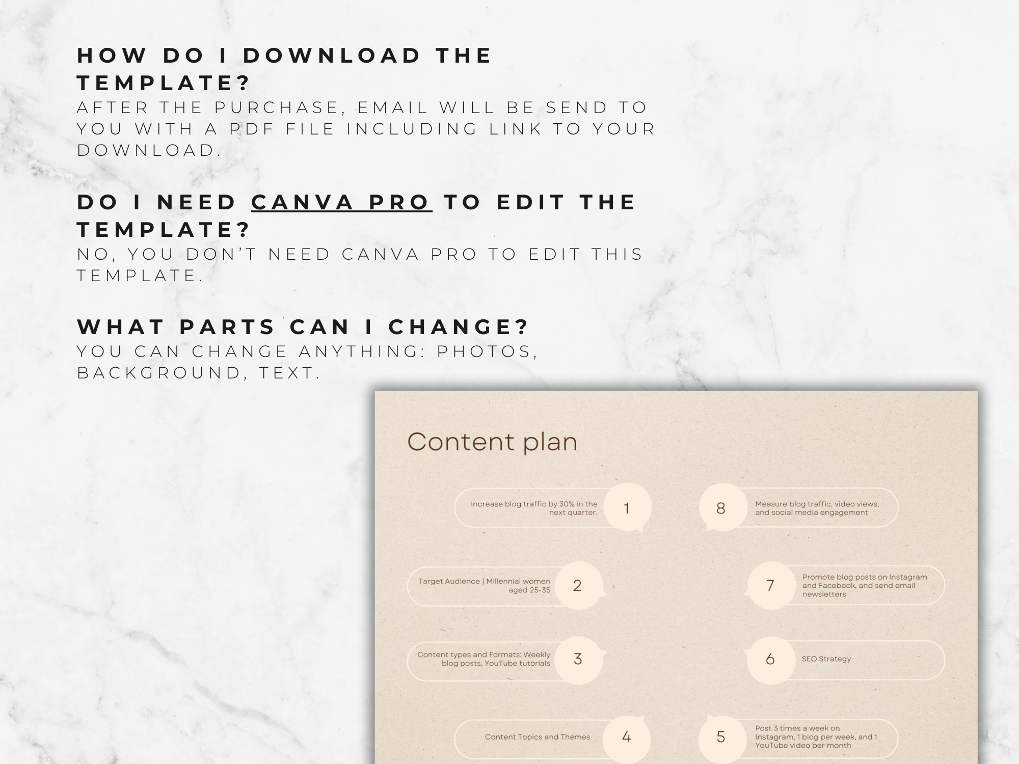 Pricing guide & Services Portfolio Template