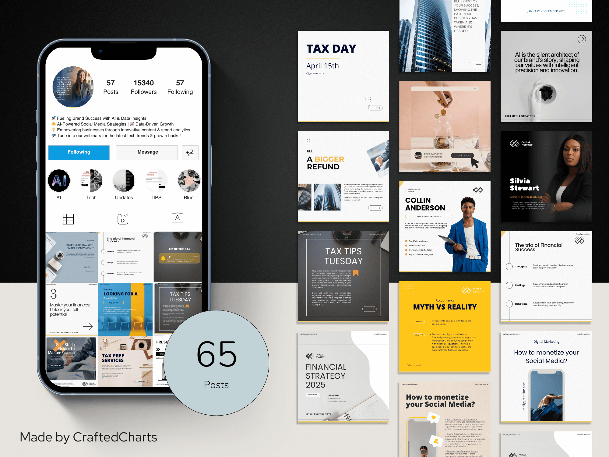 Accounting & Finance Instagram Posts Template