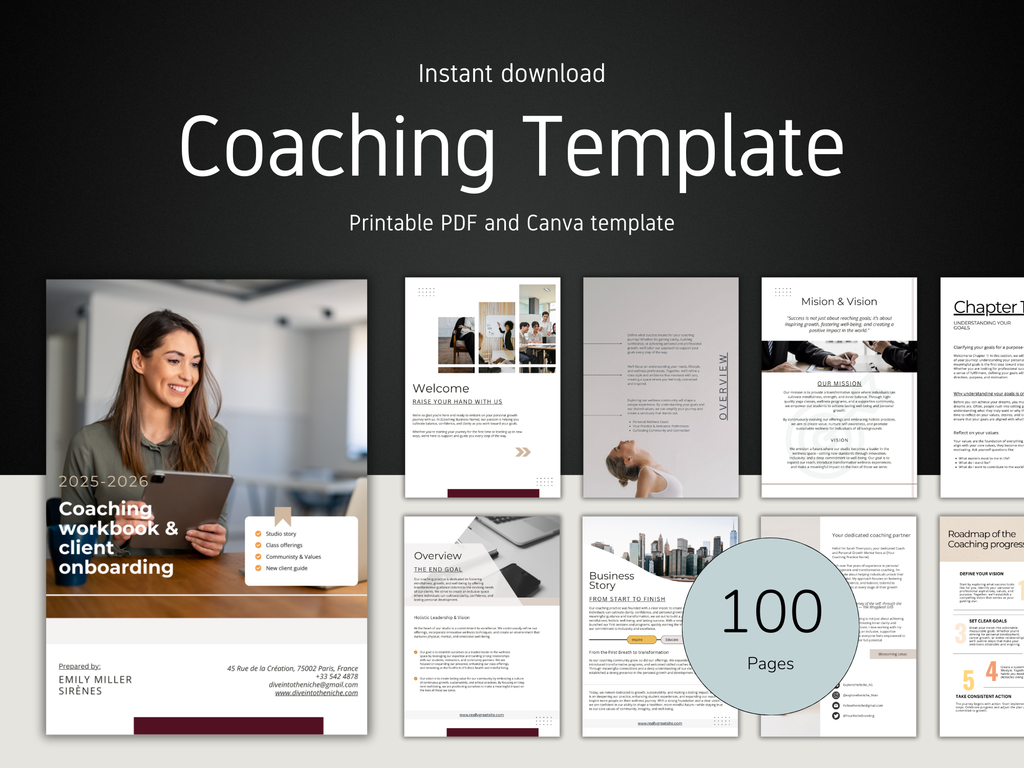 Life Coach Business Plan: Editable Coaching Strategy Template