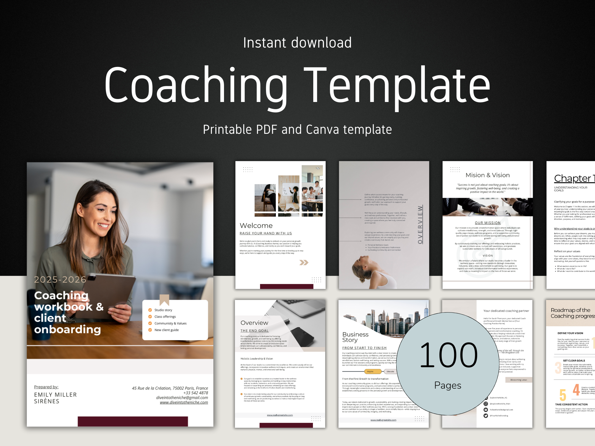 Life Coach Business Plan: Editable Coaching Strategy Template