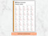 Sheet of paper with Arabic verbs on a marble background
