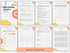 Collection of goal-setting and planning sheets with colorful design elements.