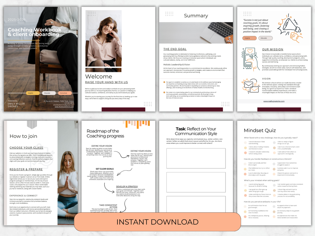 Life Coach Business Plan: Editable Coaching Strategy Template
