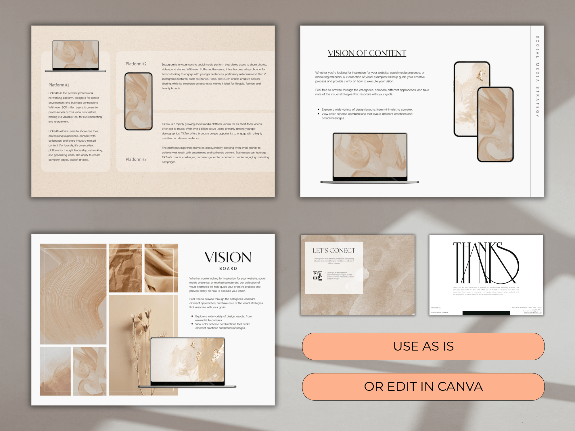 Canva Instagram Strategy 2025 Template to download