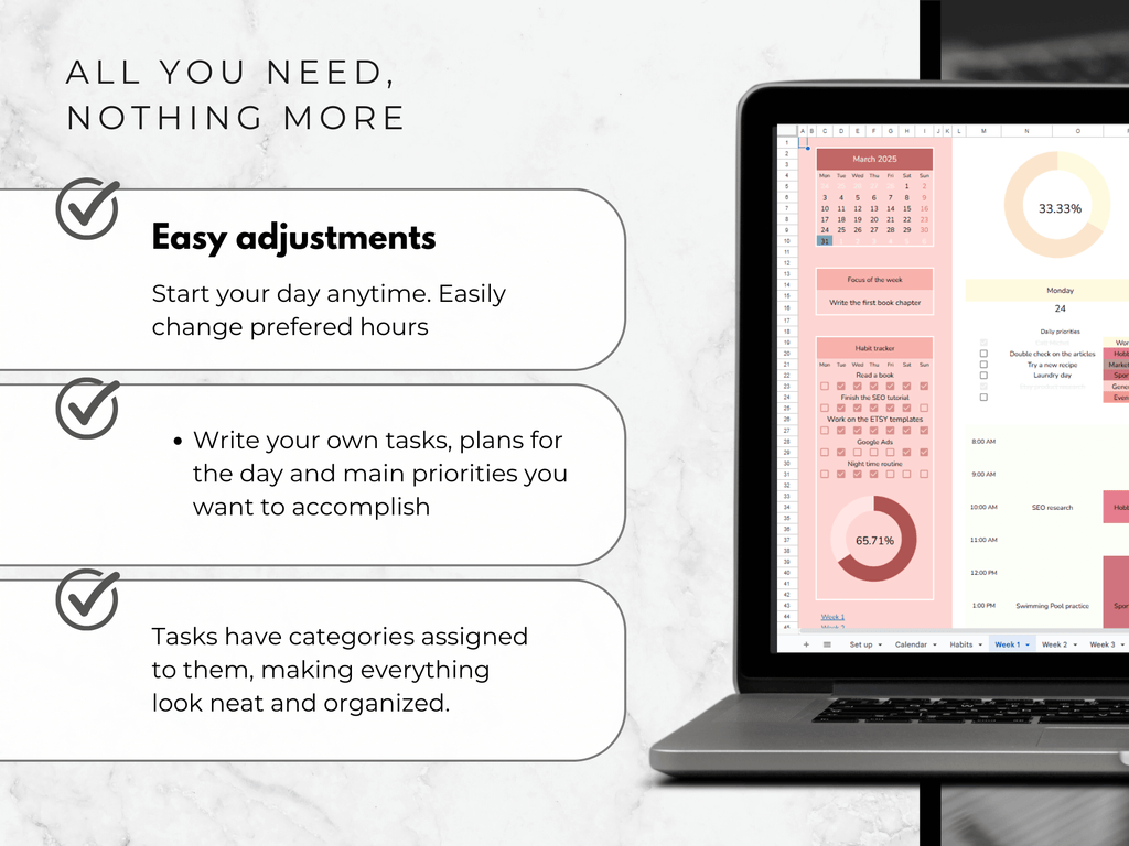 Task Tracker Template for Google Sheets