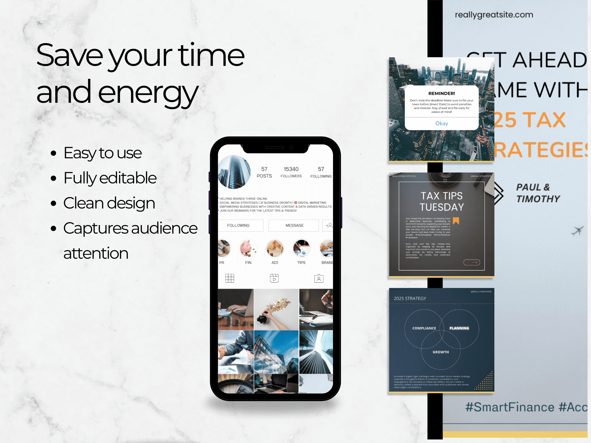 Accounting & Finance Instagram Posts Template