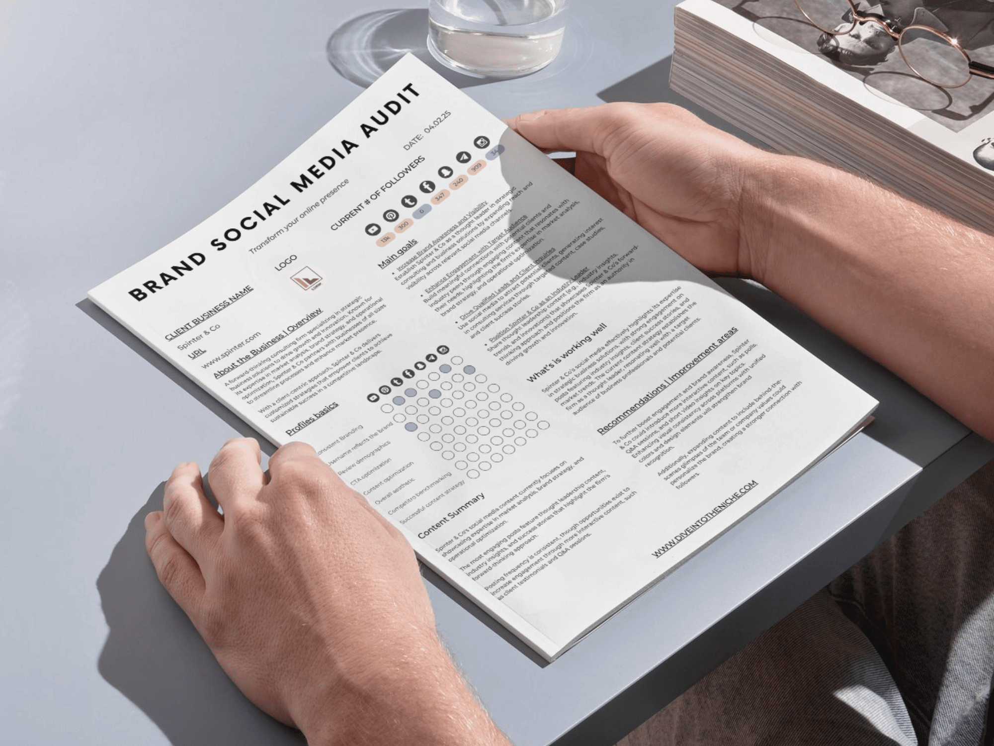 Brand Social Media Audit Template