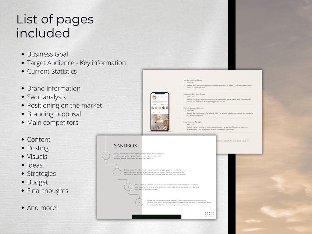 Canva Instagram Strategy 2025 Template to download