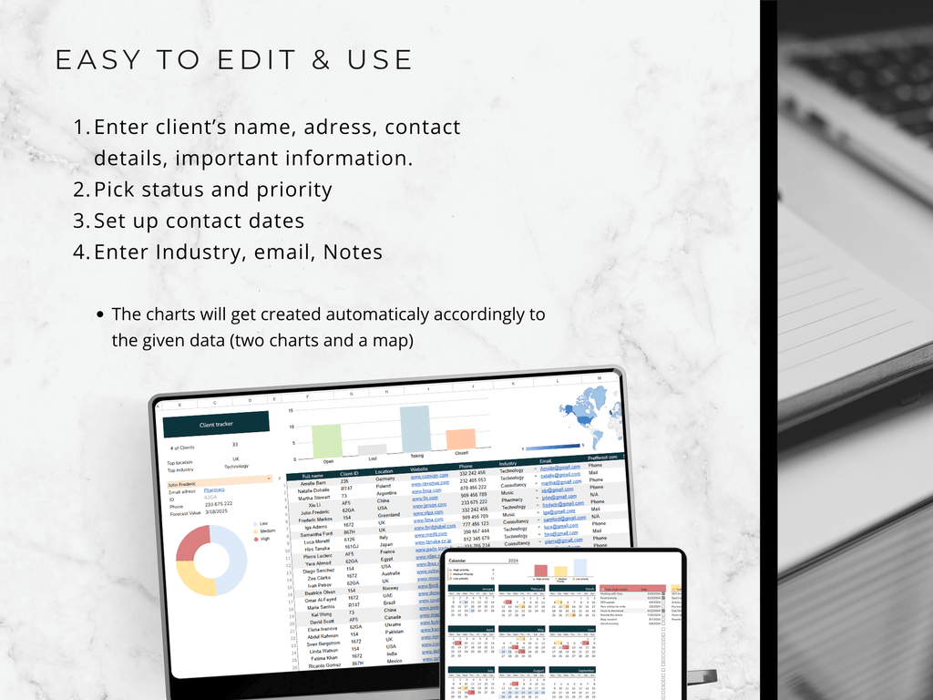 Client Tracker Google Sheets Template