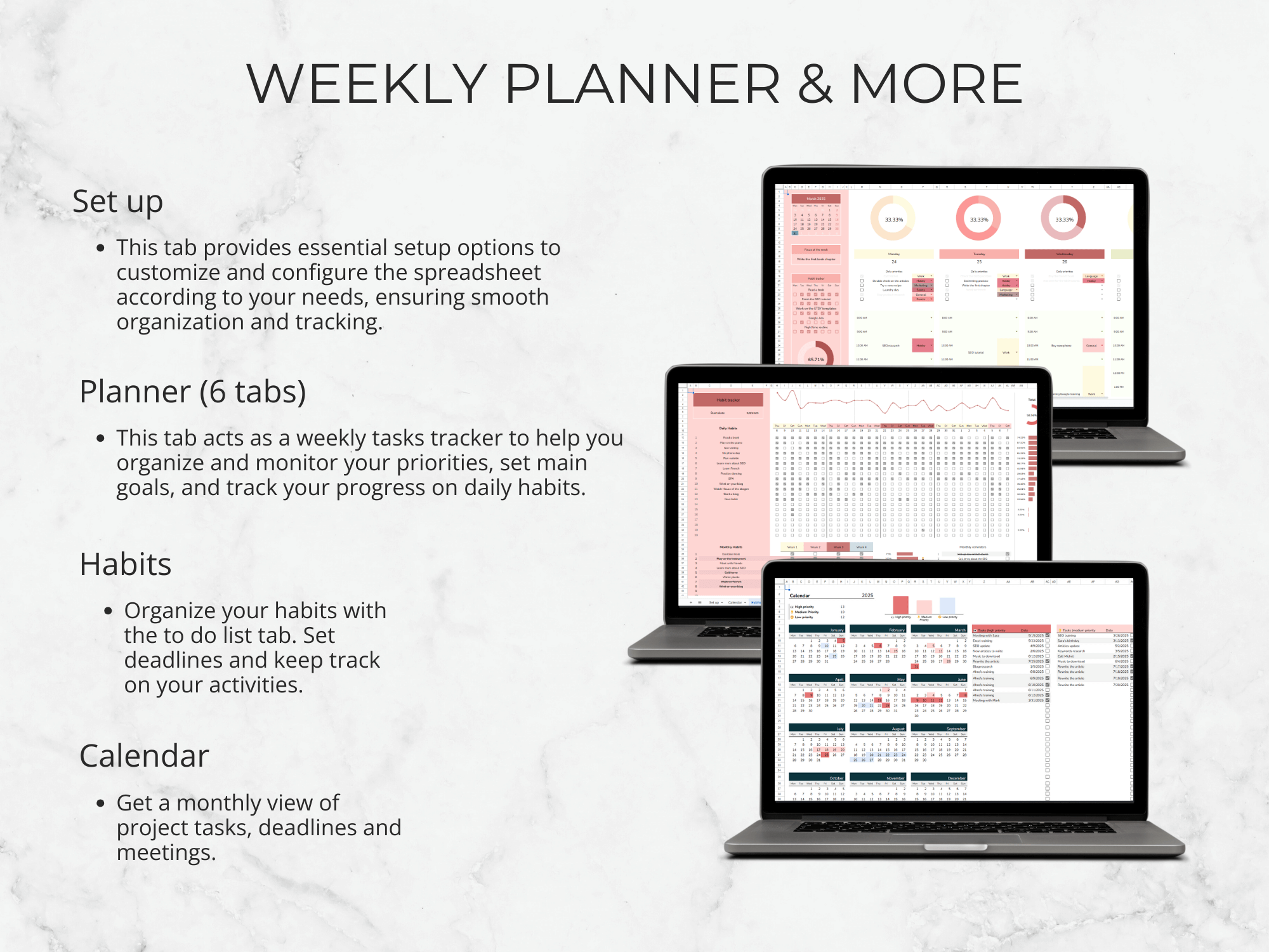 Task Tracker Template for Google Sheets