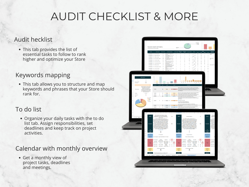 Etsy Store Audit Template