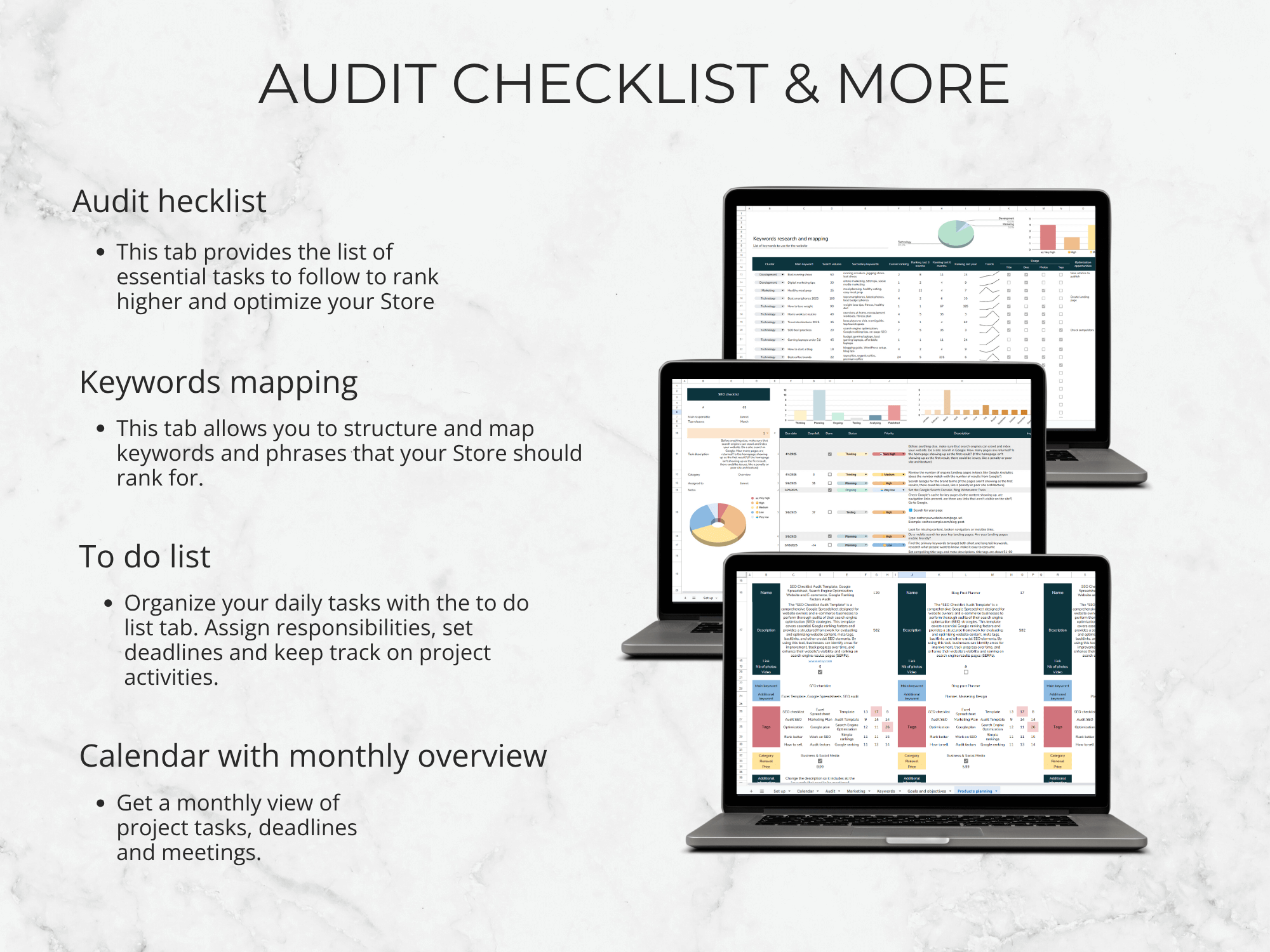 Etsy Store Audit Template