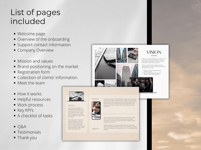 Client Onboarding Template & Welcome Pack