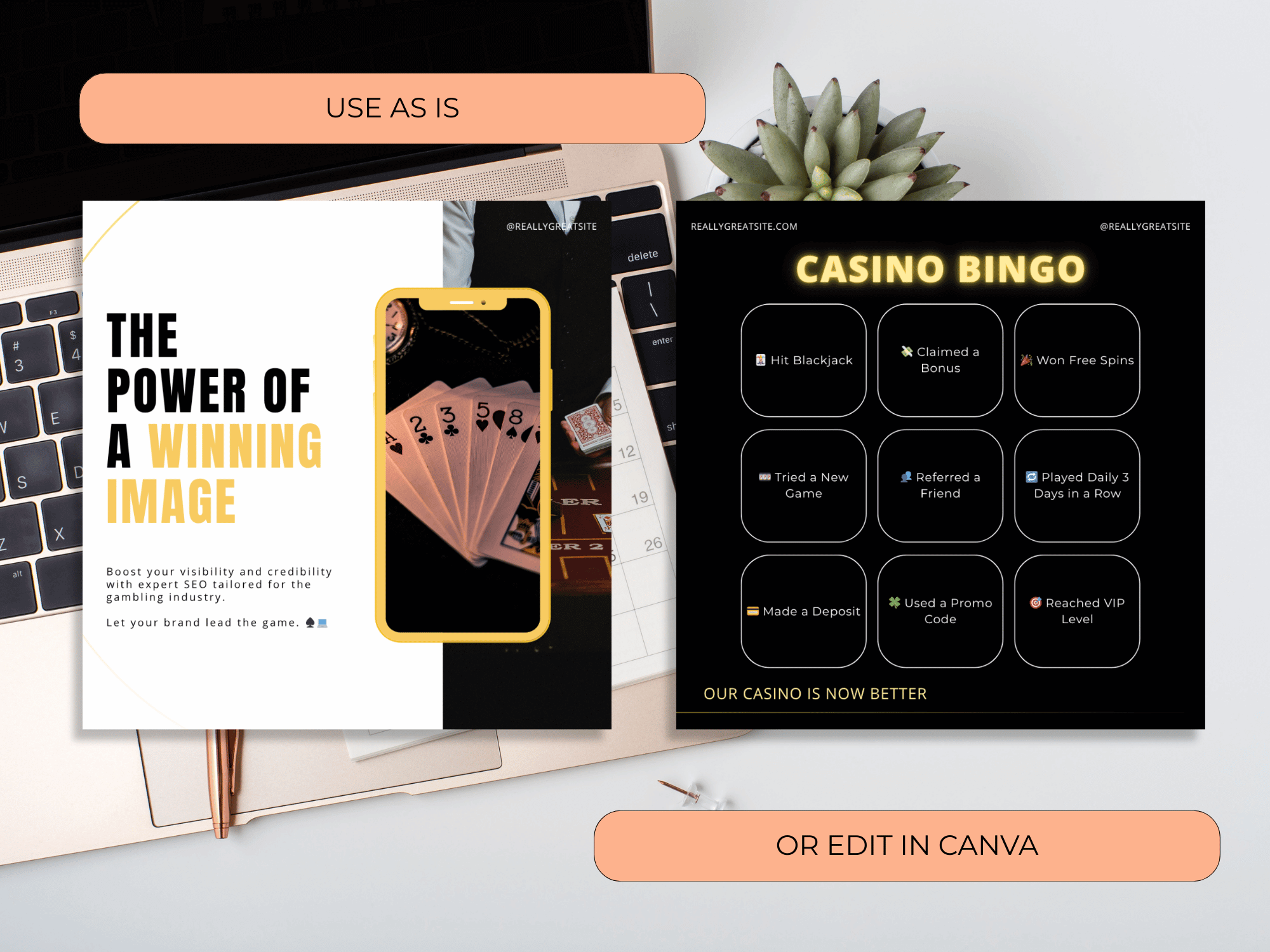 Casino Social Media Templates