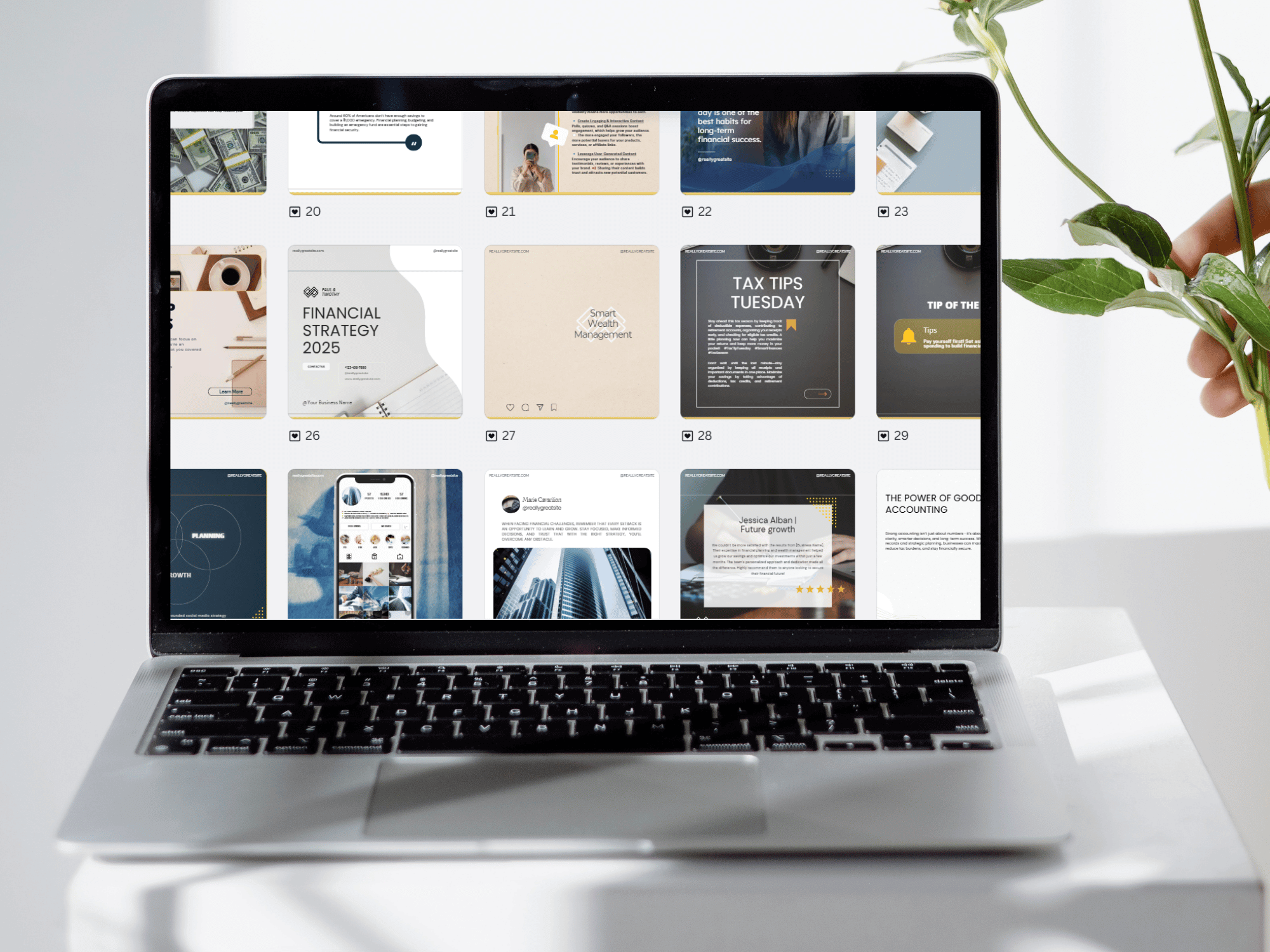 Accounting & Finance Instagram Posts Template