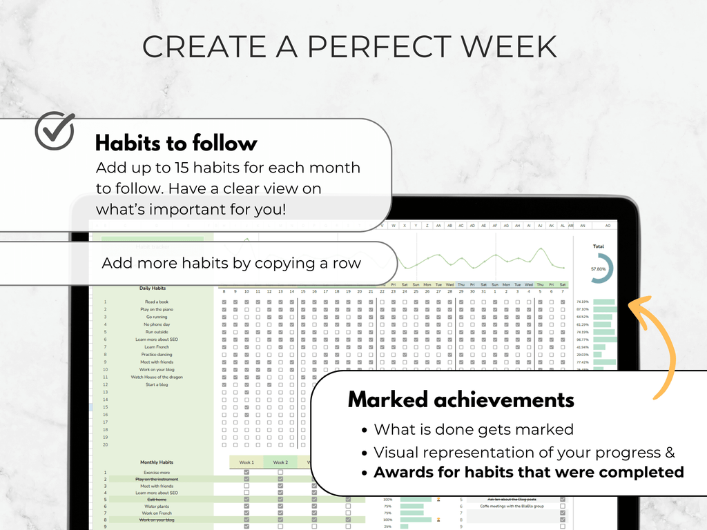 Weekly Tracker & Task Management Template