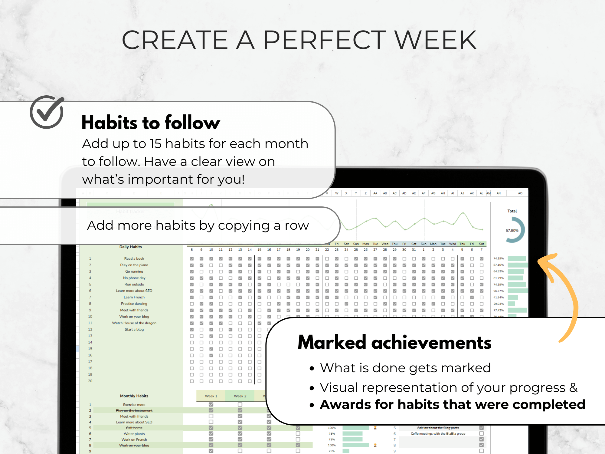 Weekly Tracker & Task Management Template