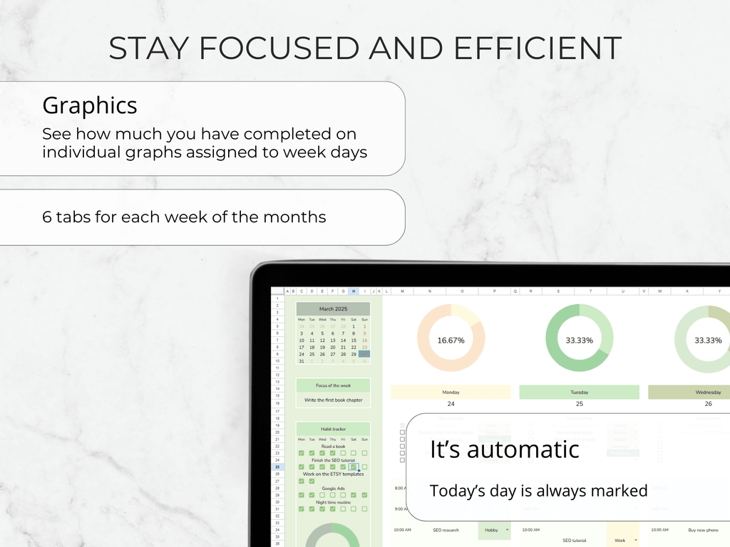 Weekly Tracker & Task Management Template