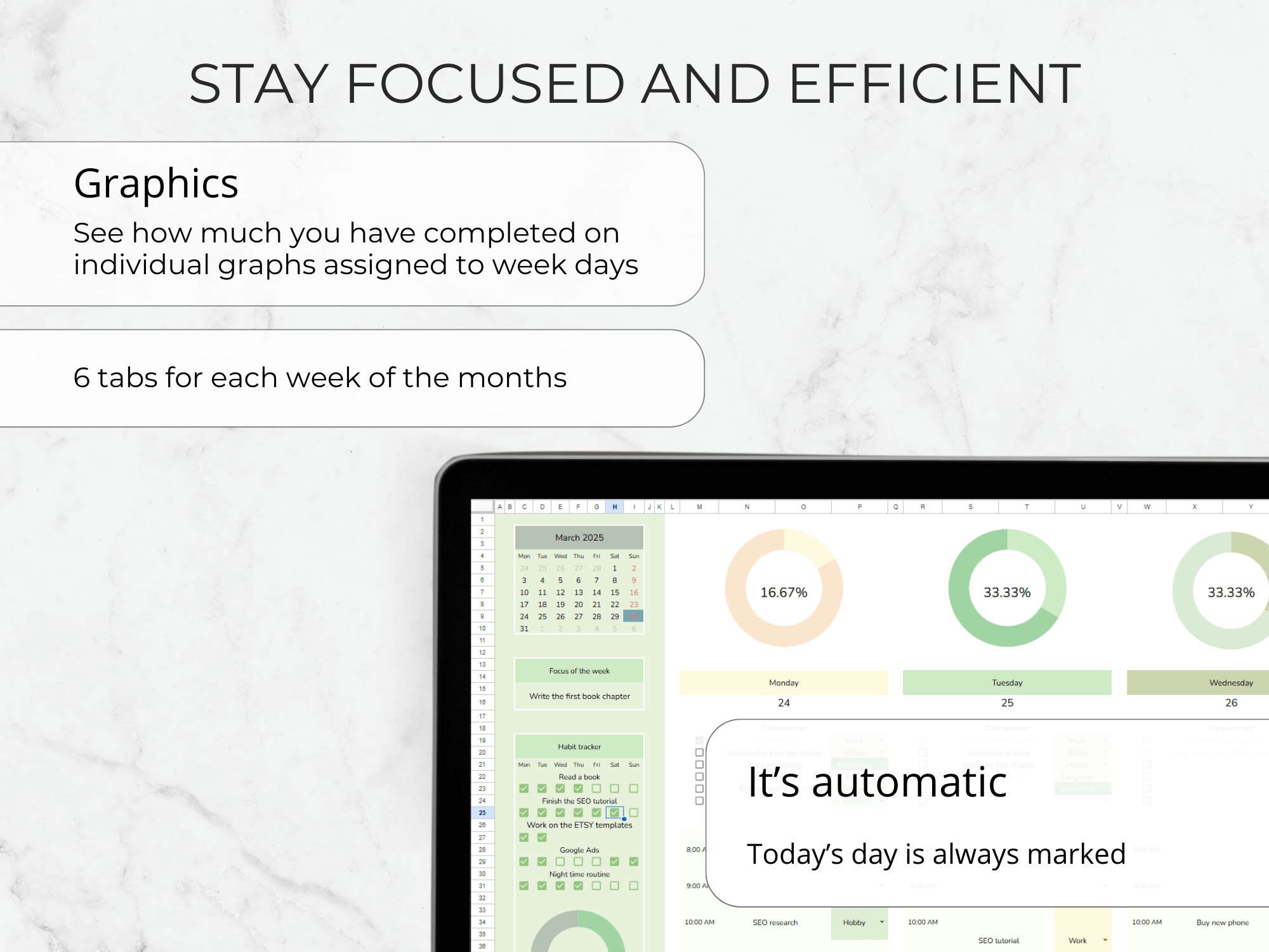 Weekly Tracker & Task Management Template