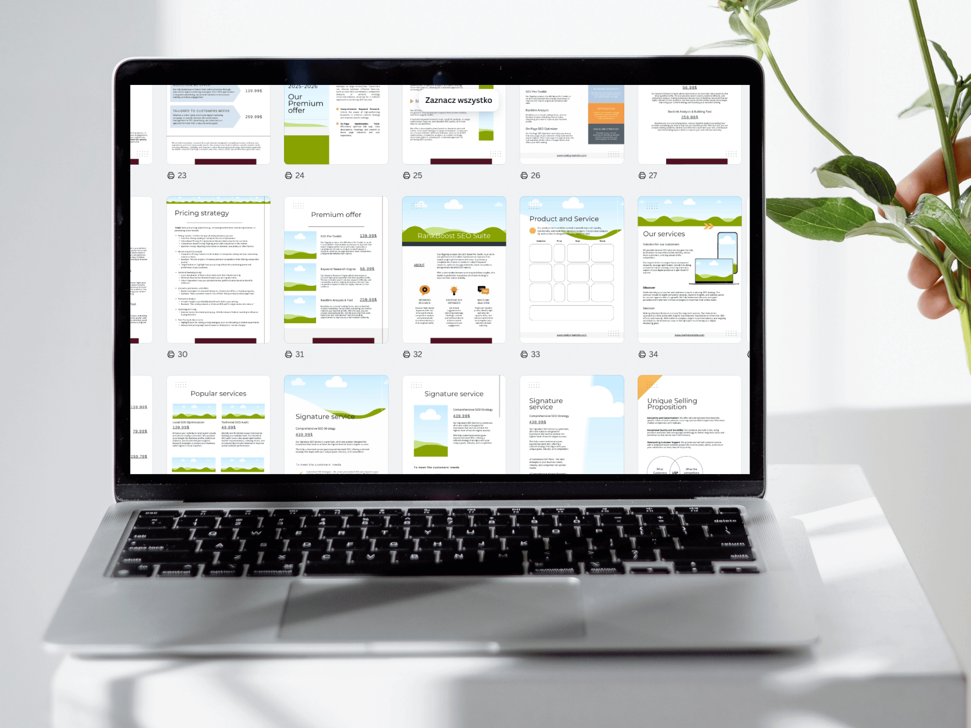 Startup Business Plan: Canva Template