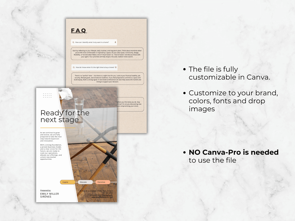 Real Estate Business Plan Template