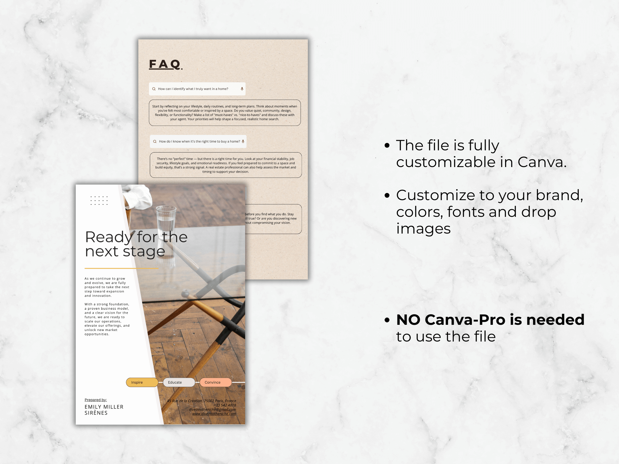 Real Estate Business Plan Template