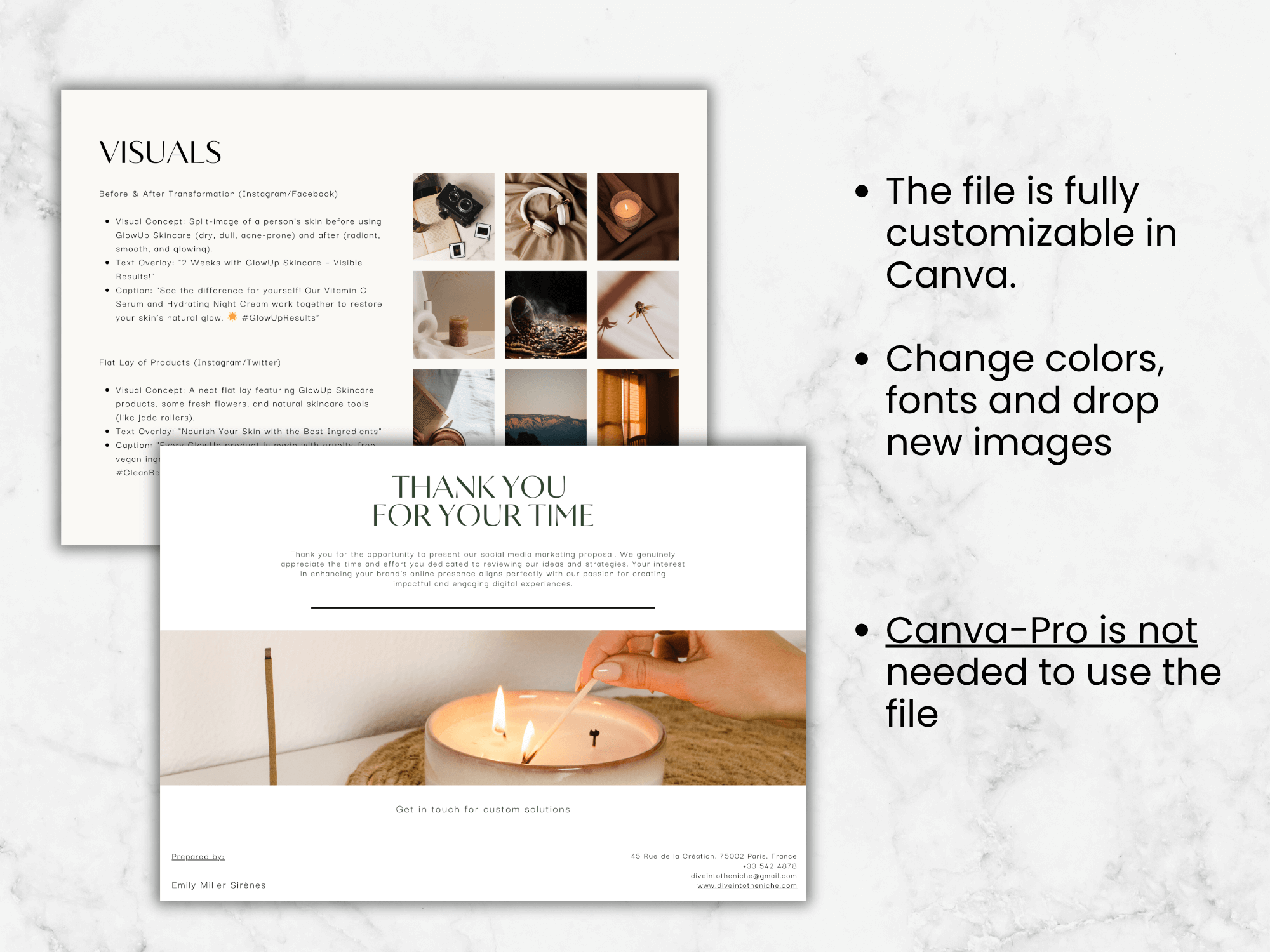 Canva Instagram Strategy 2025 Template to download