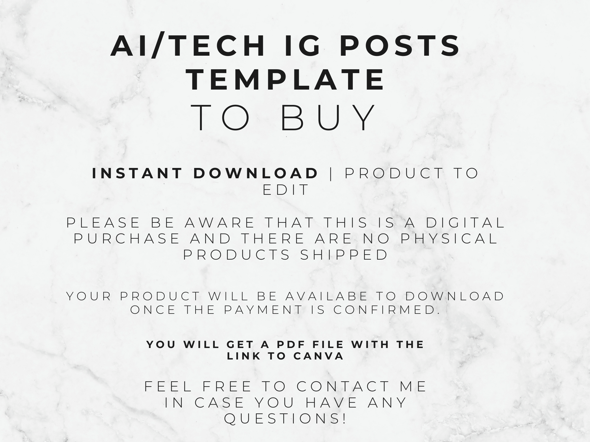 AI & Tech Instagram Templates: Futuristic Social Media Designs (Canva Editable, 40 Posts, Digital)