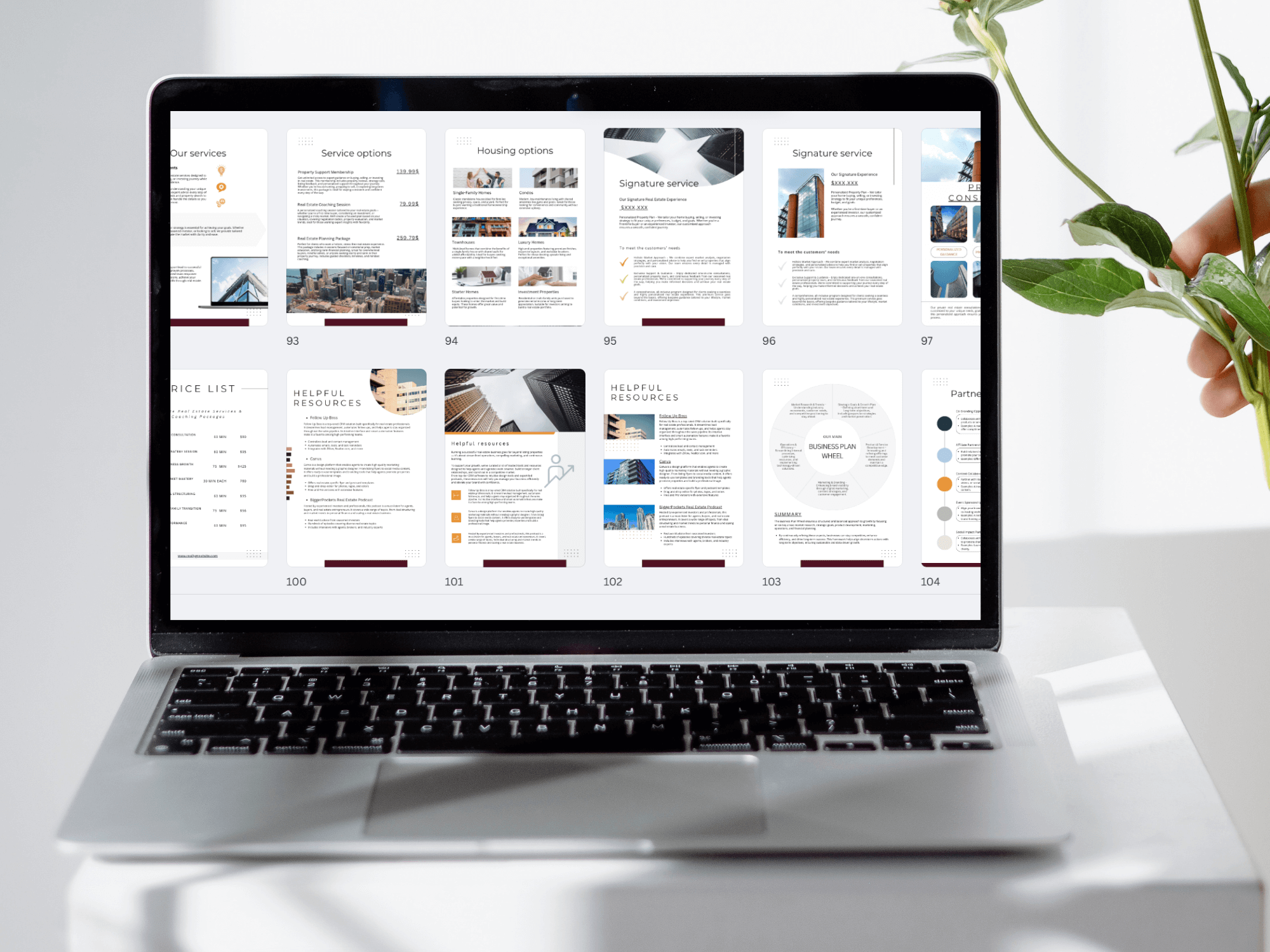 Real Estate Business Plan Template