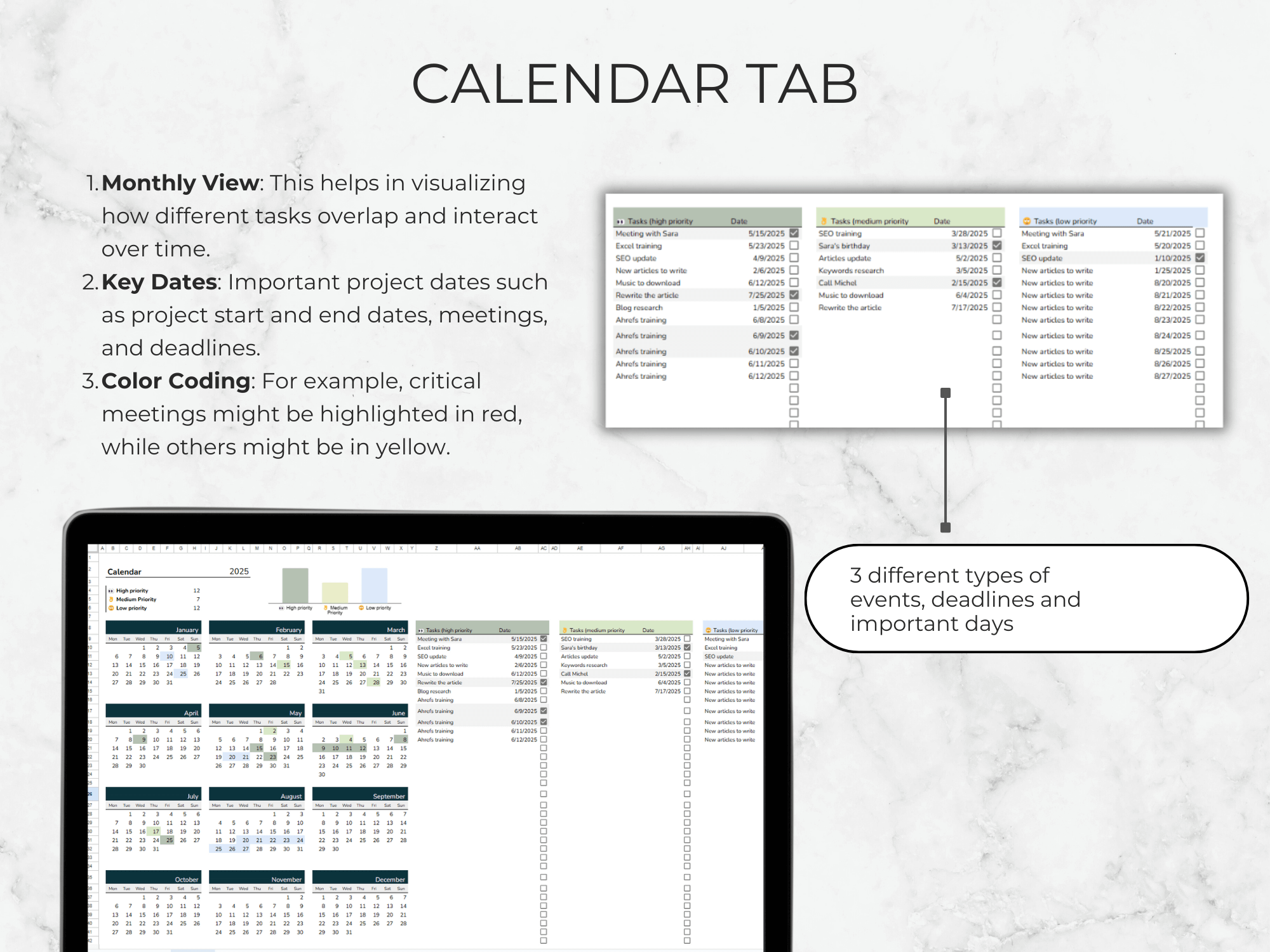 Weekly Tracker & Task Management Template