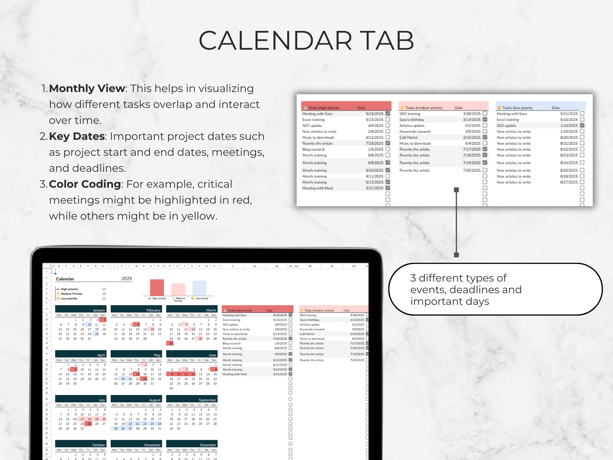 Task Tracker Template for Google Sheets