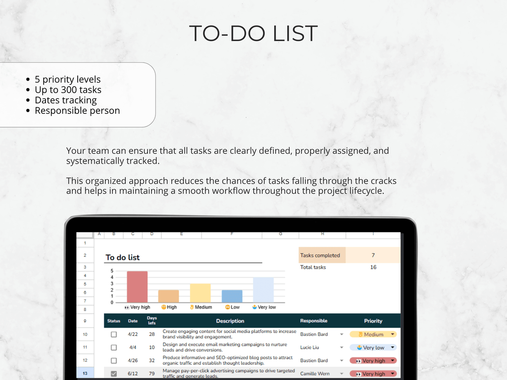 Client Tracker Google Sheets Template