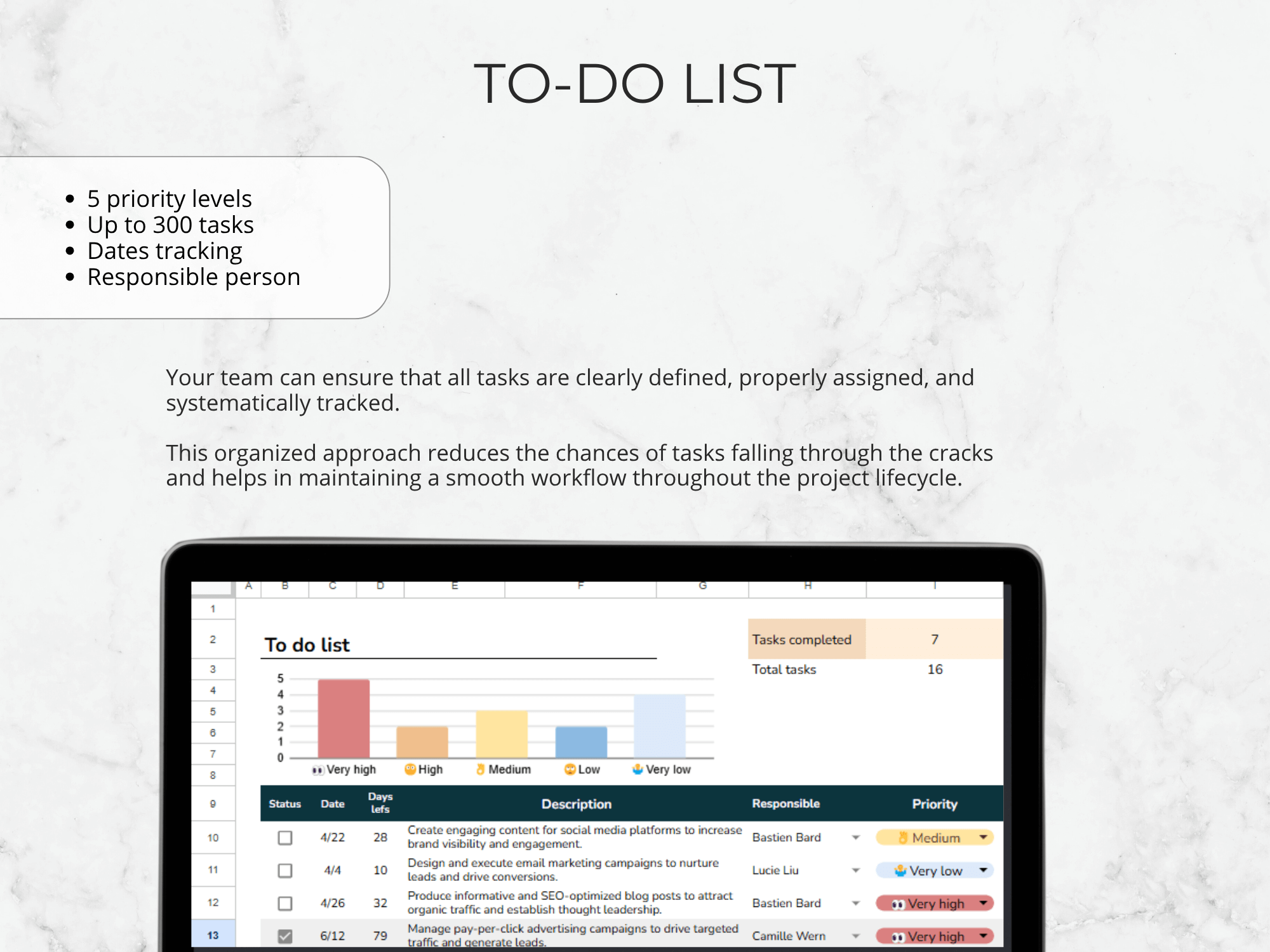 Client Tracker Google Sheets Template