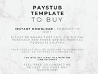 Information on how to get the Paystub Template