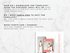 Instructions for downloading and using a template with text on a white background