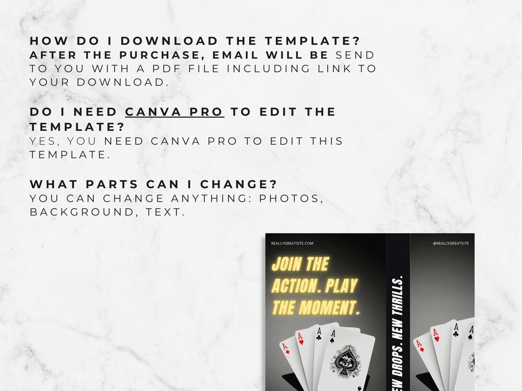 Casino Social Media Templates