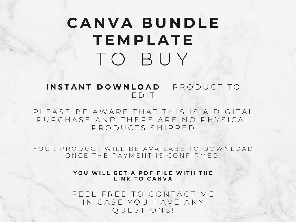 Canva Templates Bundle | Ready to edit